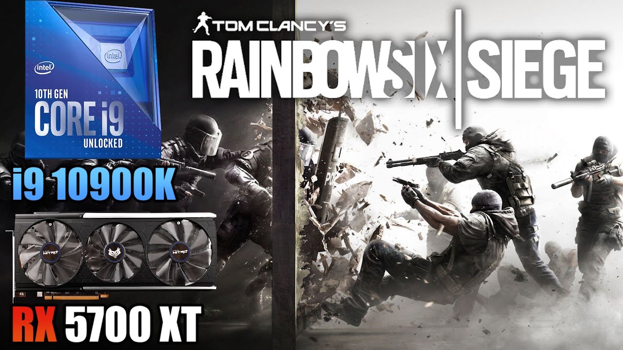 Rainbow Six Siege - RX 5700 XT + i9 10900K - 1080p, 1440p & 4K - Ultra & Low Settings