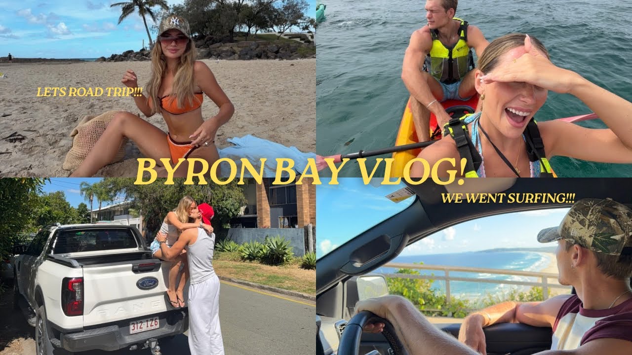 Road trip with us to BYRON BAY! Dolphins, surfing & thrifting! 
