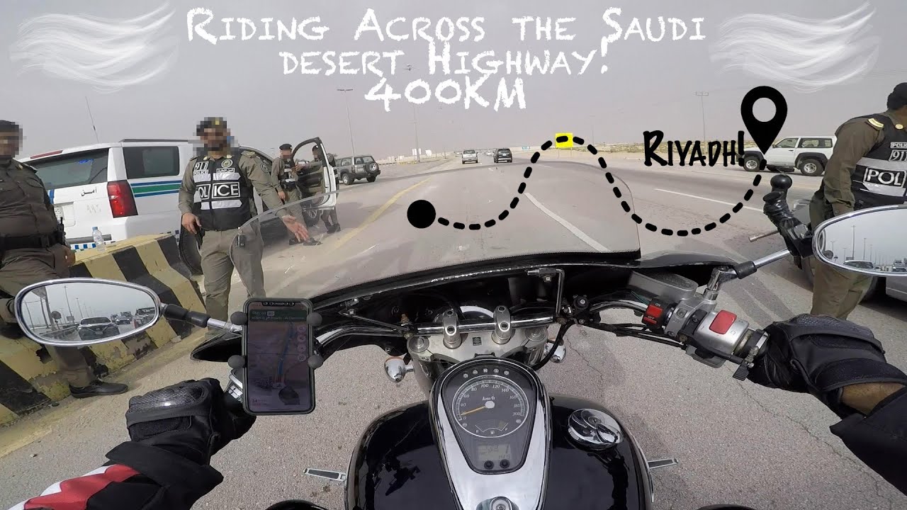 Riding Across the Scorching Saudi Desert to Riyadh 🇸🇦 | Motovlog