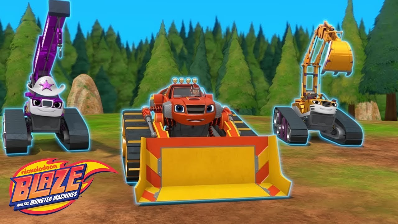 Blaze y los Monster Machines | &iexcl;Blaze y AJ, los salvadores de constructores! | Nick Jr.