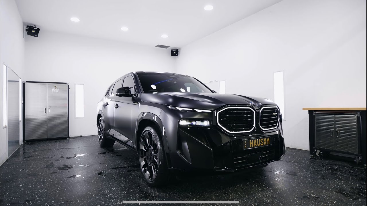 BMW XM matte conversion with Xpel Stealth PPF by Tint Haus