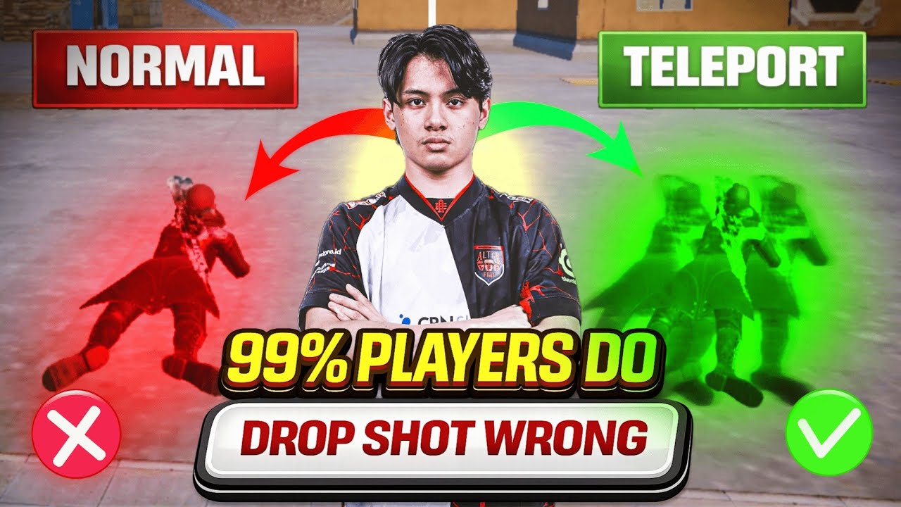 99% of BGMI players are doing the drop shot wrong🤯