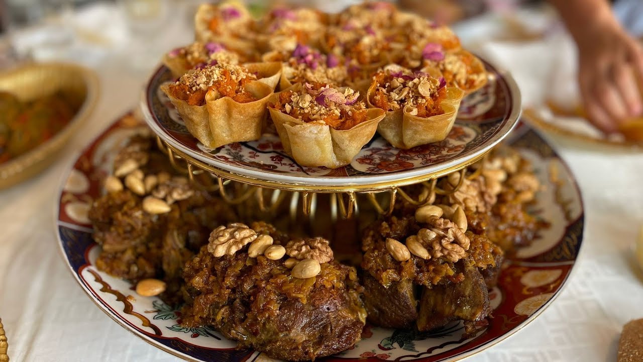 اللحم بالقرعة معسلة من اطباق الزمن الجميل على الطريقة الفاسية