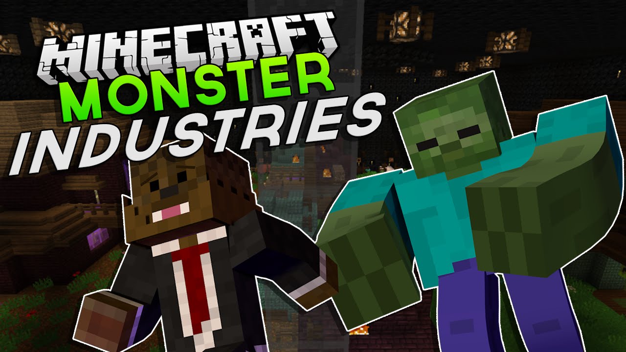 Minecraft 3vs3 Monsters Industries w/ The Pack