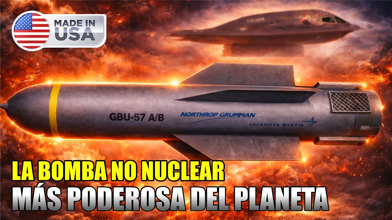 GBU-57 MOP: la super bomba antib&uacute;nker de Estados Unidos