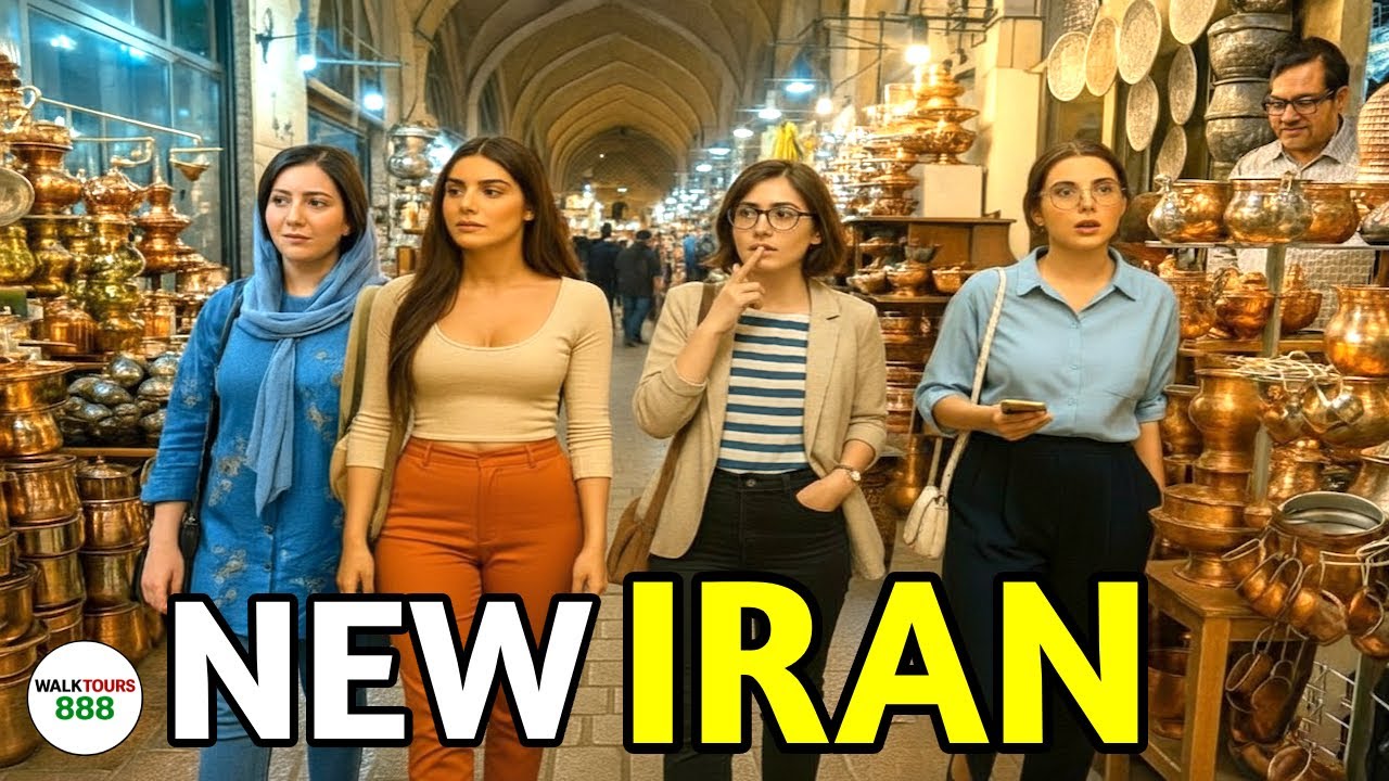 New Iran 🇮🇷 Real Life Inside Isfahan’s Bazaar 4K ✅