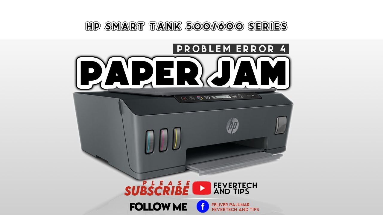 How to repair E4 or paper jam | Hp smart tank 500/600 series | tagalog