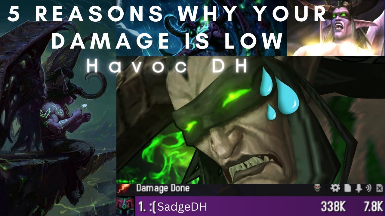 Five Reasons Why You Do LOW Damage as Havoc Demon Hunter