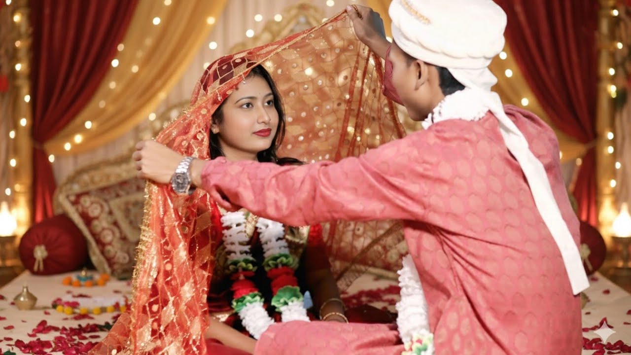 বাসর ঘরে মেশিন দেখে বউ পালালো | Funny Video 😁 Notun Natok |  New Video | Tony & Salma Video 