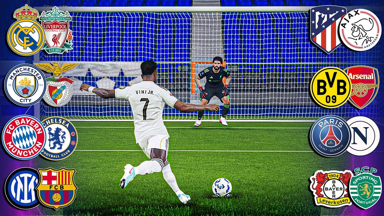 COMEÇA A CHAMPIONS LEAGUE 25/26 de PÊNALTIS!! EAFC 26