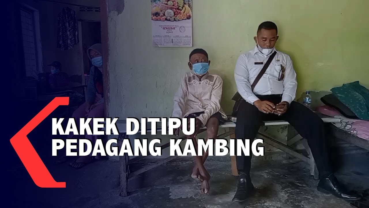 Viral Kakek Ditipu Pedagang Kambing