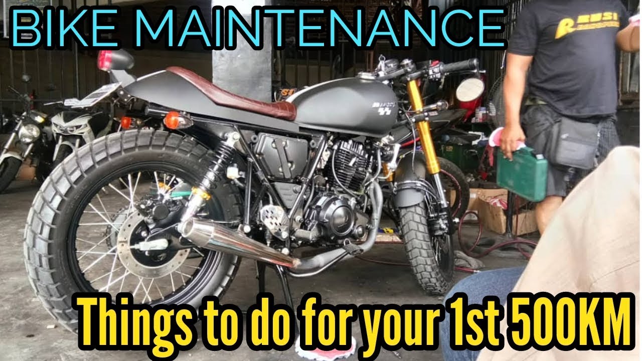 WHAT TO DO ON YOUR 1ST 500 KM | RUSI CLASSIC 250 | CUSTOM CAFE RACER