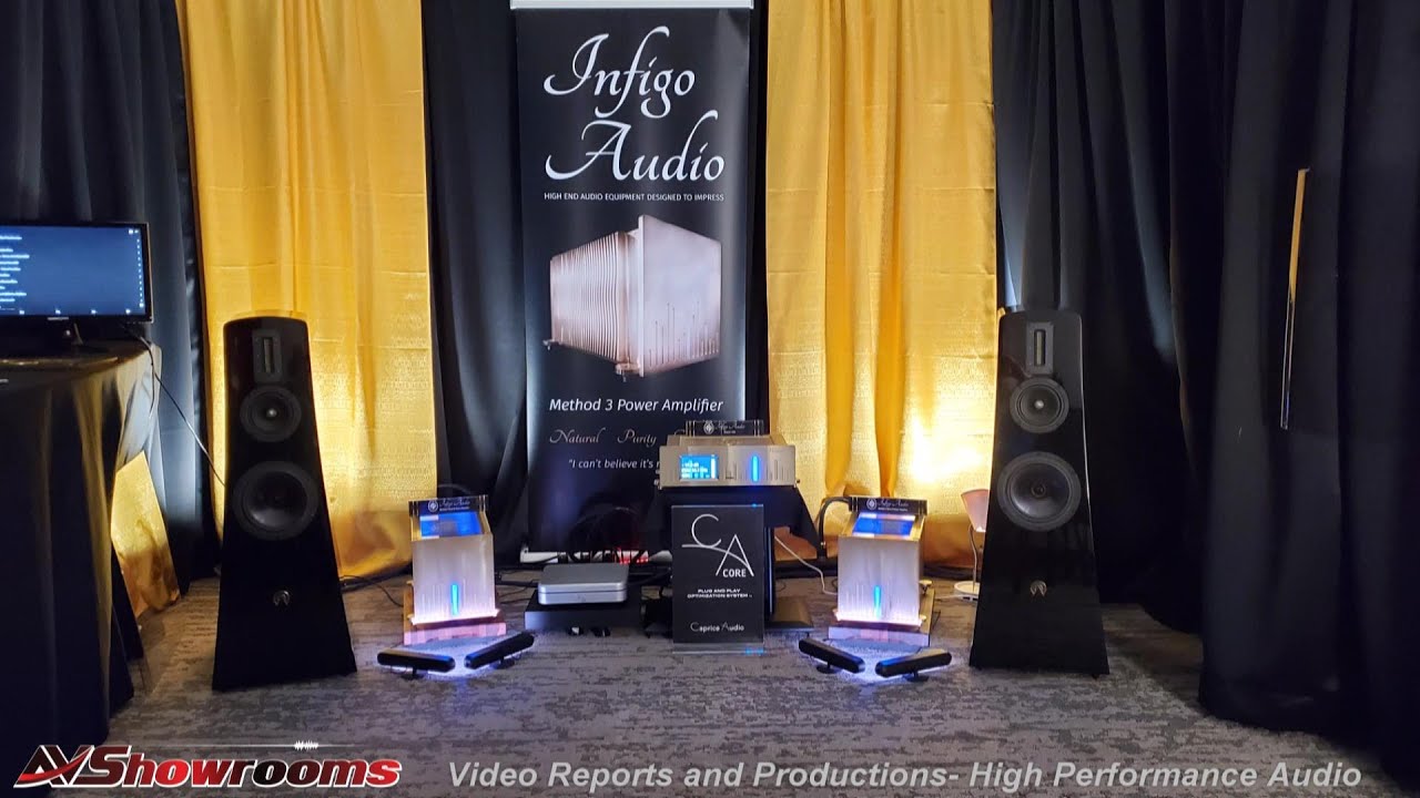 Infigo Audio, Method 3 Amplifiers, Model 4 DAC Server, Alta Audio Adam Loudspeakers, Axpona 22