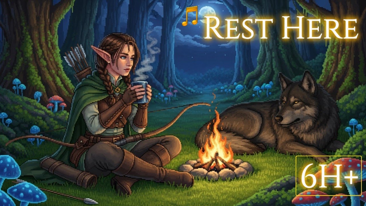 The Forest Waits for You – 6 HOURS of Soothing Elven Calm 🌳🧝‍♂️