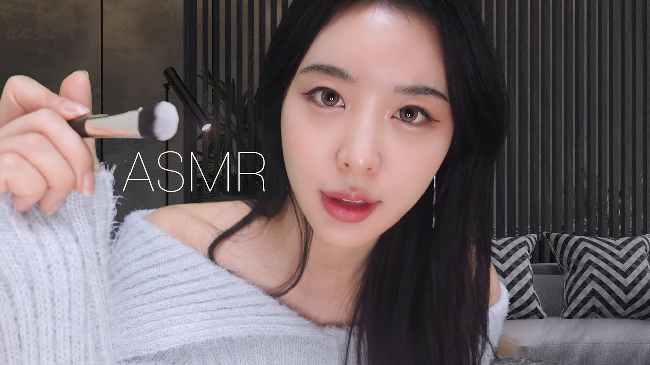 ASMR Makeup для ухода за кожей влажной 💄💖｜ (SUB) Makeup, Skincare Ролевая игра.