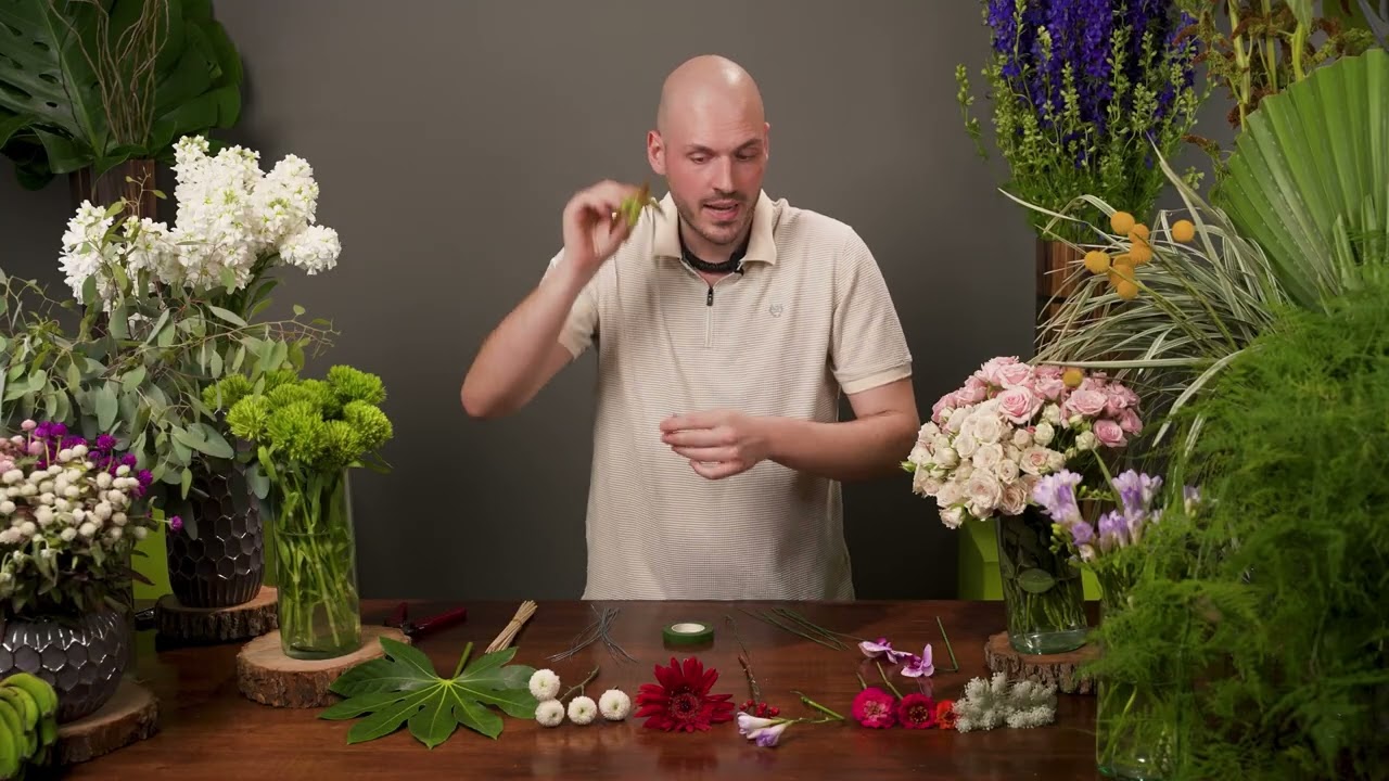 Secretos de Florista: Aprende a Alambrar Flores - CURSO 'ABC de las flores'