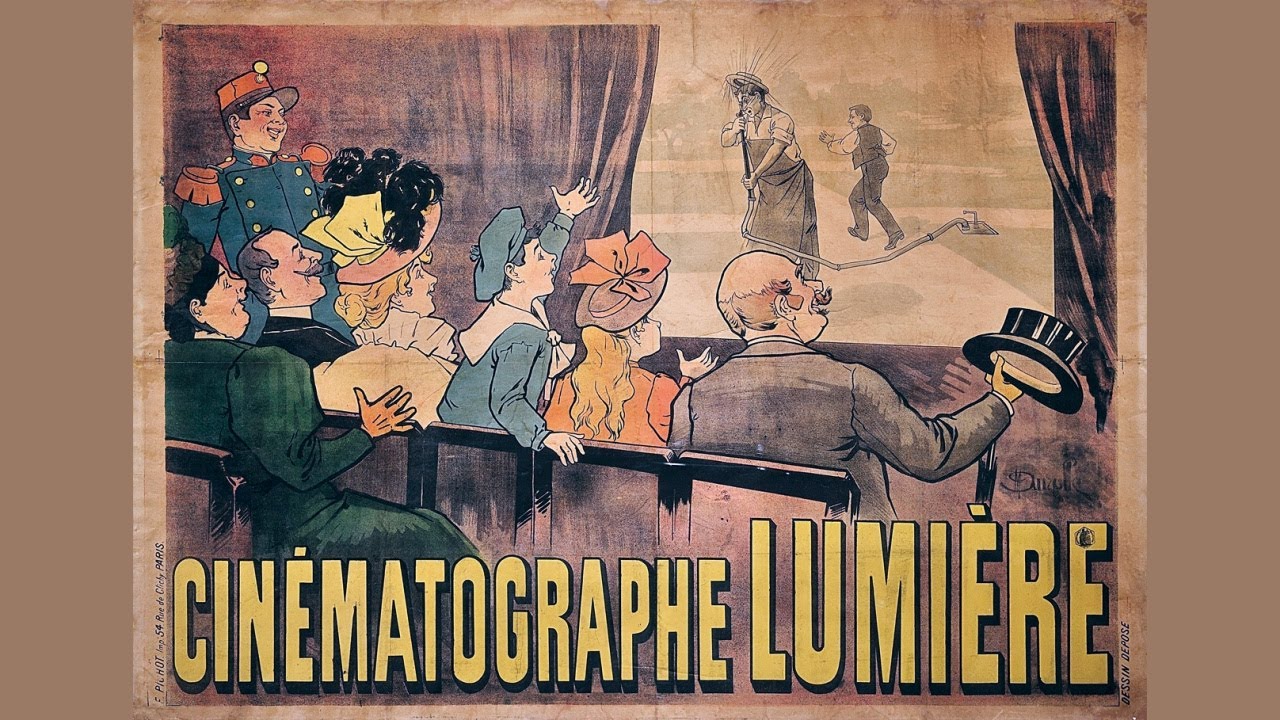Lumière's First Public Screening at Salon Indien du Grand Café