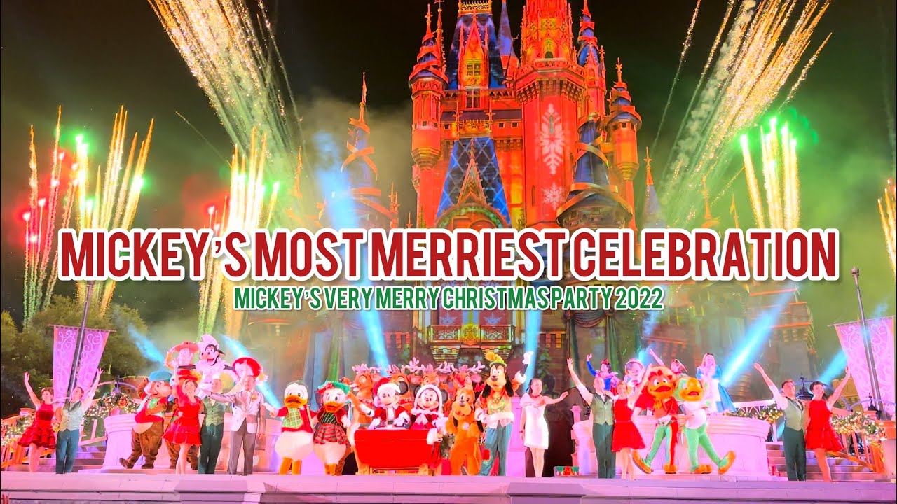 4K | Mickey’s Most Merriest Celebration at Mickey’s Very Merry Christmas Party 2022