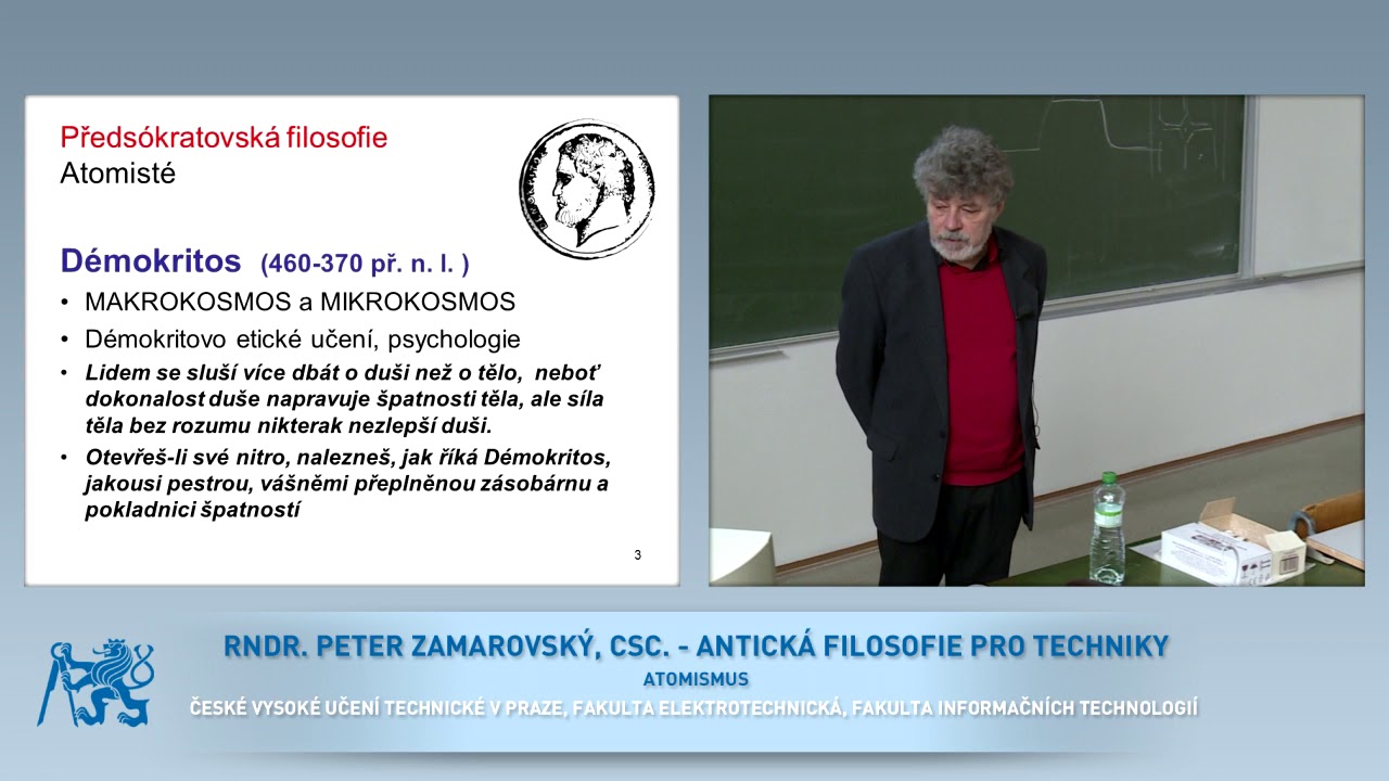 RNDr. Peter Zamarovský: Filosofie [30. 3. 2016 – 05, LS 15/16]