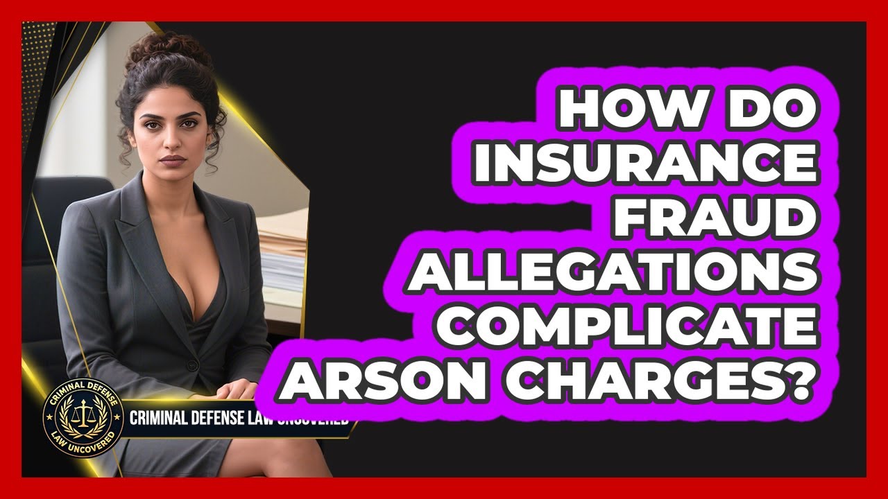 How Do Insurance Fraud Allegations Complicate Arson Charges? - Criminal Defense Law Uncovered