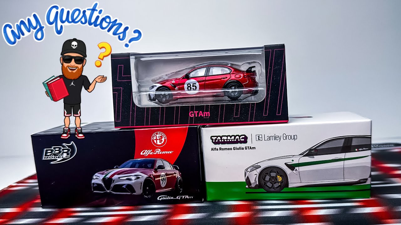 Who makes the best Alfa Romeo Giulia in 1:64 ? Tarmac Works, Shadow / DCT or BBR Models JD Lets Talk