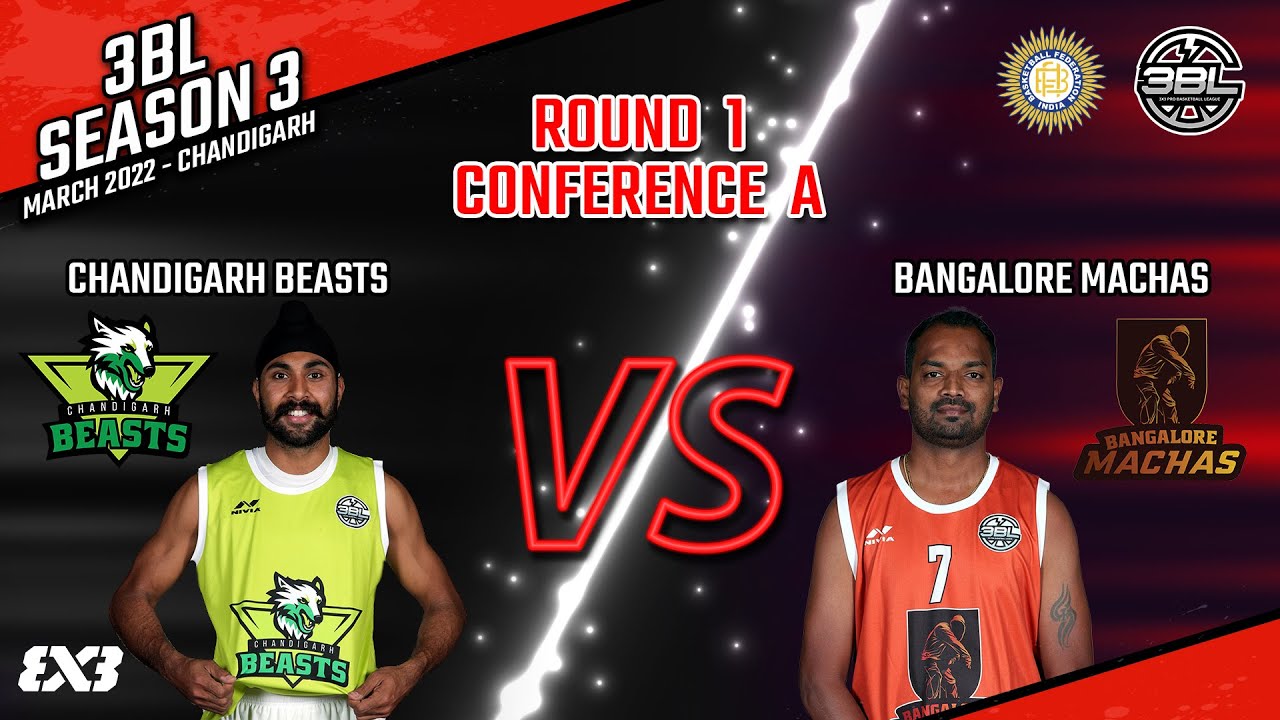 Match 3: Chandigarh Beasts vs Bangalore Machas  - 3BL S03 R01 A
