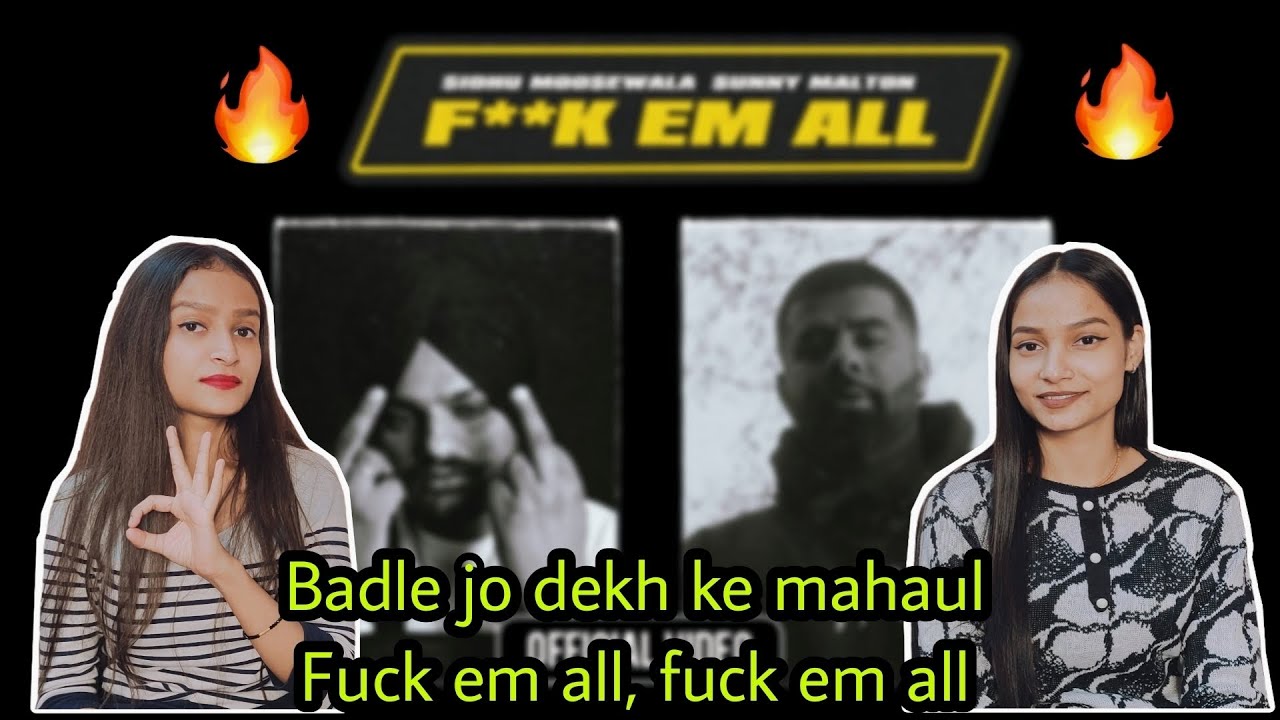 REACTION ON : F**K EM ALL | SIDHU MOOSE WALA | REACTIONS HUT | #reactionshut #reactionvideo