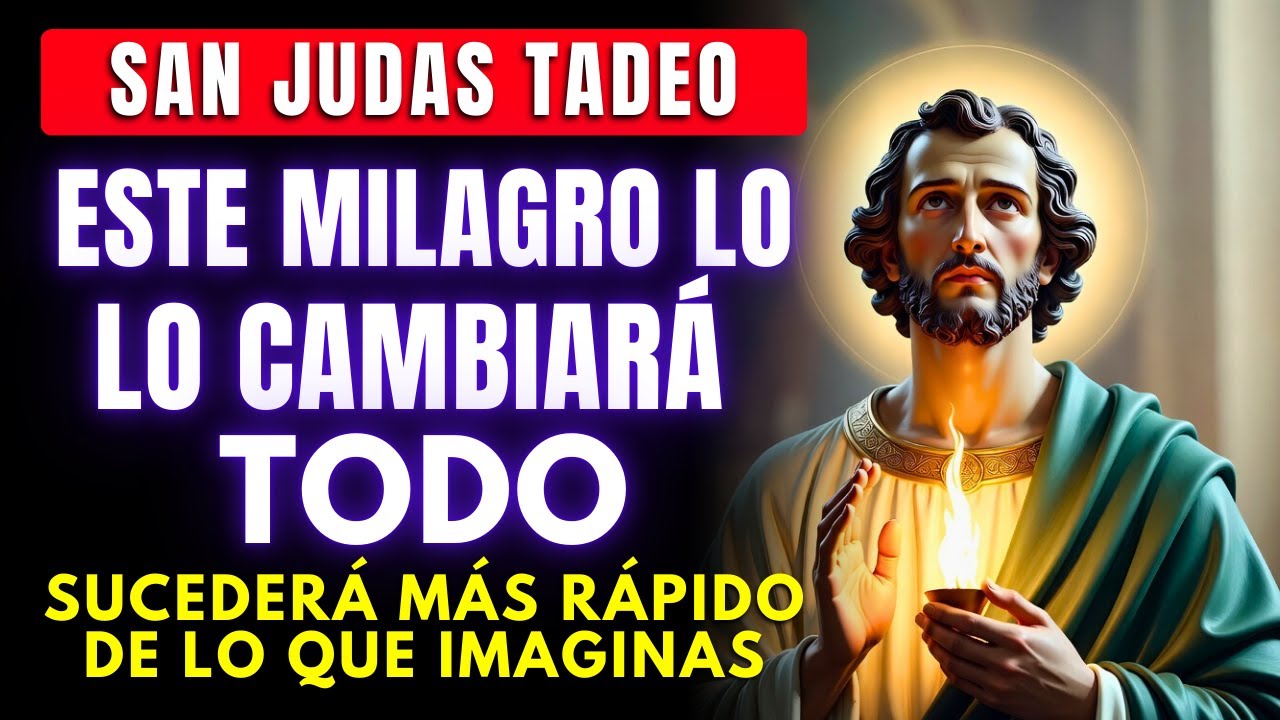 ✨✝️Oración Milagrosa de San Judas Tadeo para Casos Imposibles