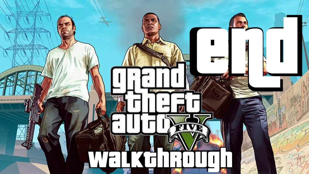 Grand Theft Auto V (GTA 5) Walkthrough END Last Part No Commentary