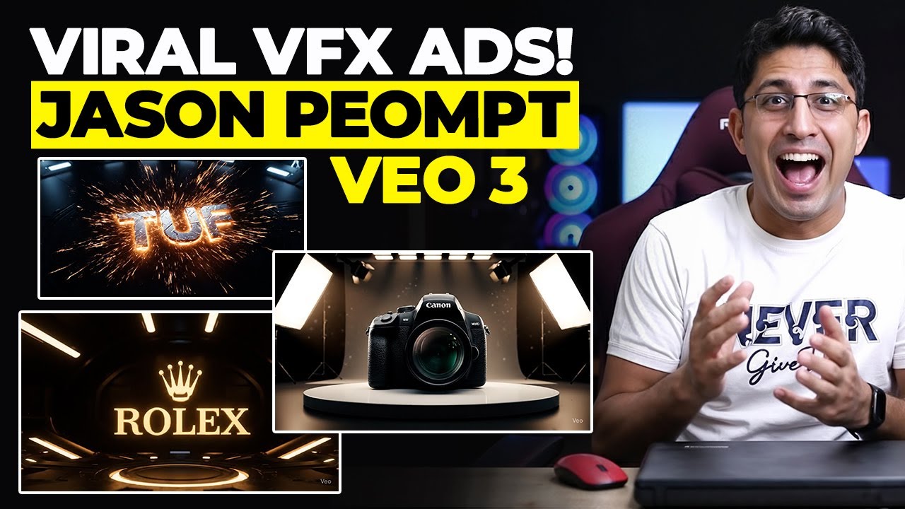 How to Create Viral VFX Ads in Google VEO 3 Using JSON Prompts (Full Tutorial)