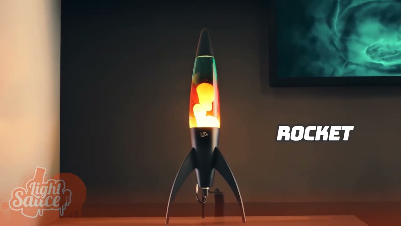VINTAGE Blob Lamp 'Bulls Eye' Lava Lamp