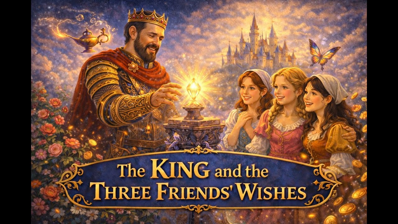 The King and the Three Friends’ Wishes | Bedtime Story with a Lullaby