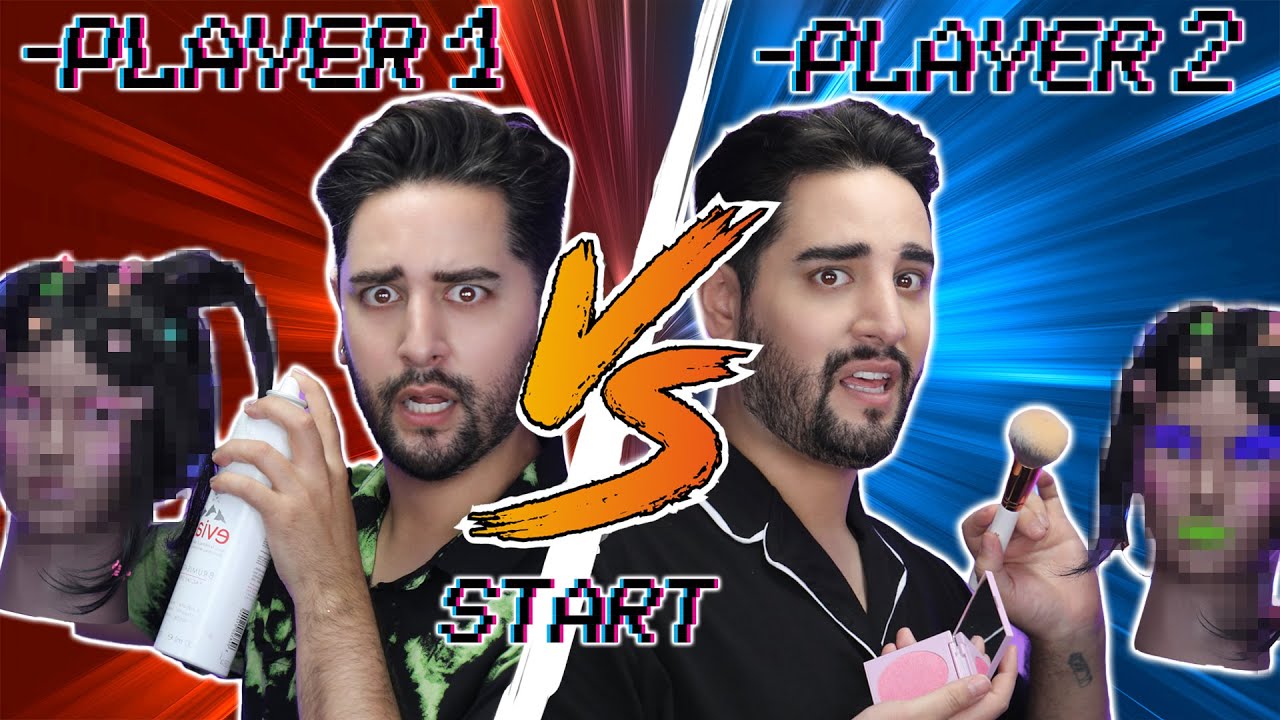 ROBERT VS JAMES - EP1 - Dolls Head Makeover Challenge! 💜🖤 The Welsh Twins