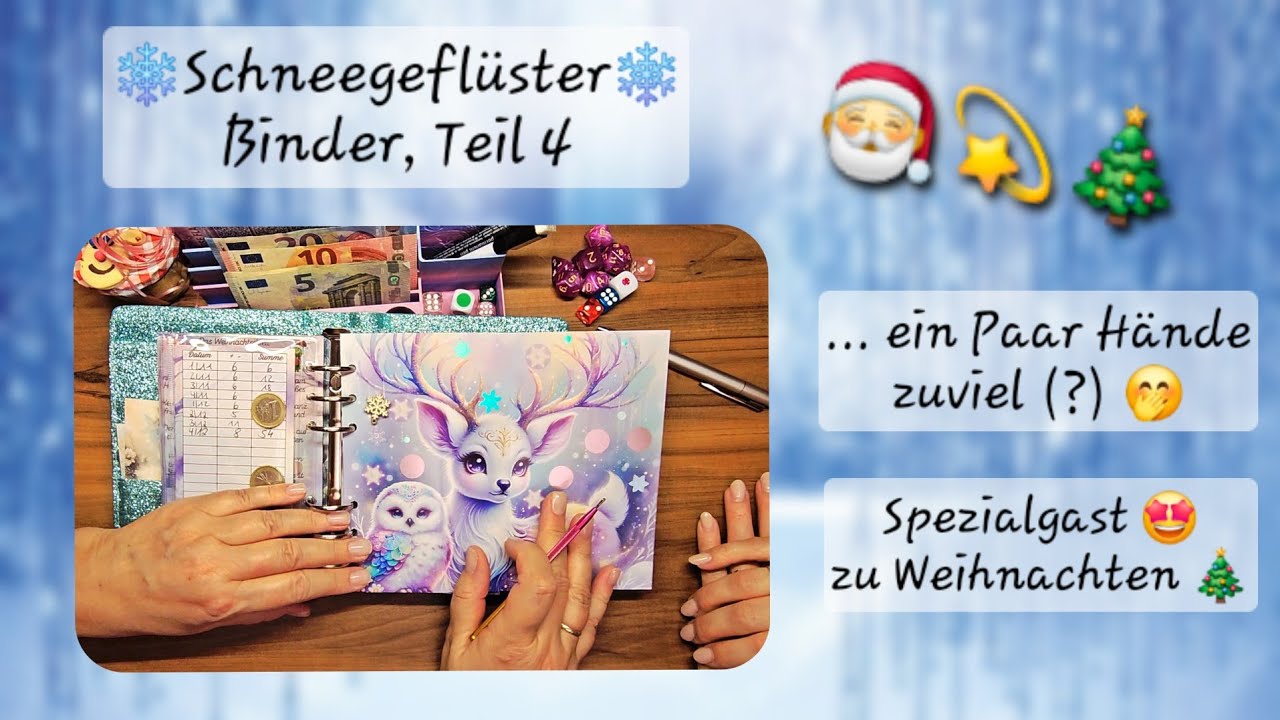 Frohe Weihnachten🎄🎅🎀❄️4.Schneegeflüster- Sparspielrunde🎲🥰❄️Minimi 🎀 @Annettes.Budget  