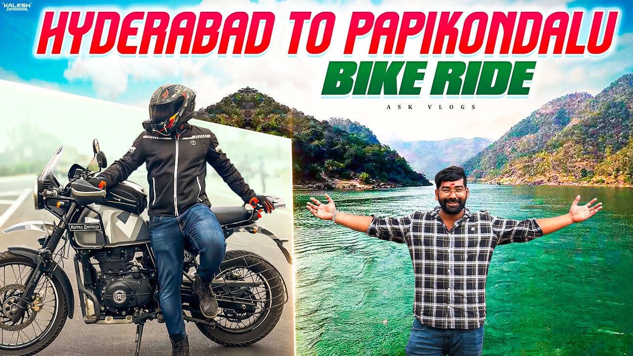 Hyderabad To Bhadrachalam by road & Papikondalu  boating ⛵ (Part 2) |Telugu Moto vlogs | ASK VLOGS |