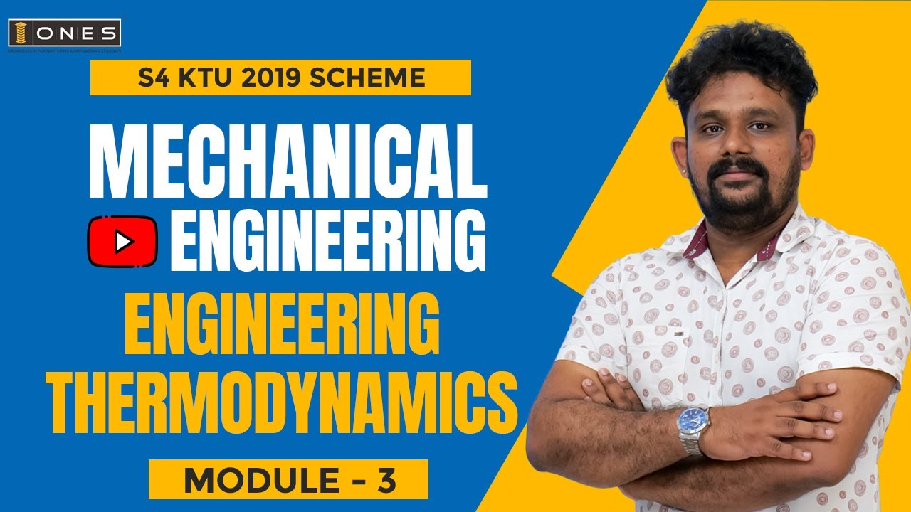 S4 KTU 2019 Scheme QP Solution | ME |ENGINEERING THERMODYNAMICS  | MET 202 | MODULE 3 | 2022 | ONES