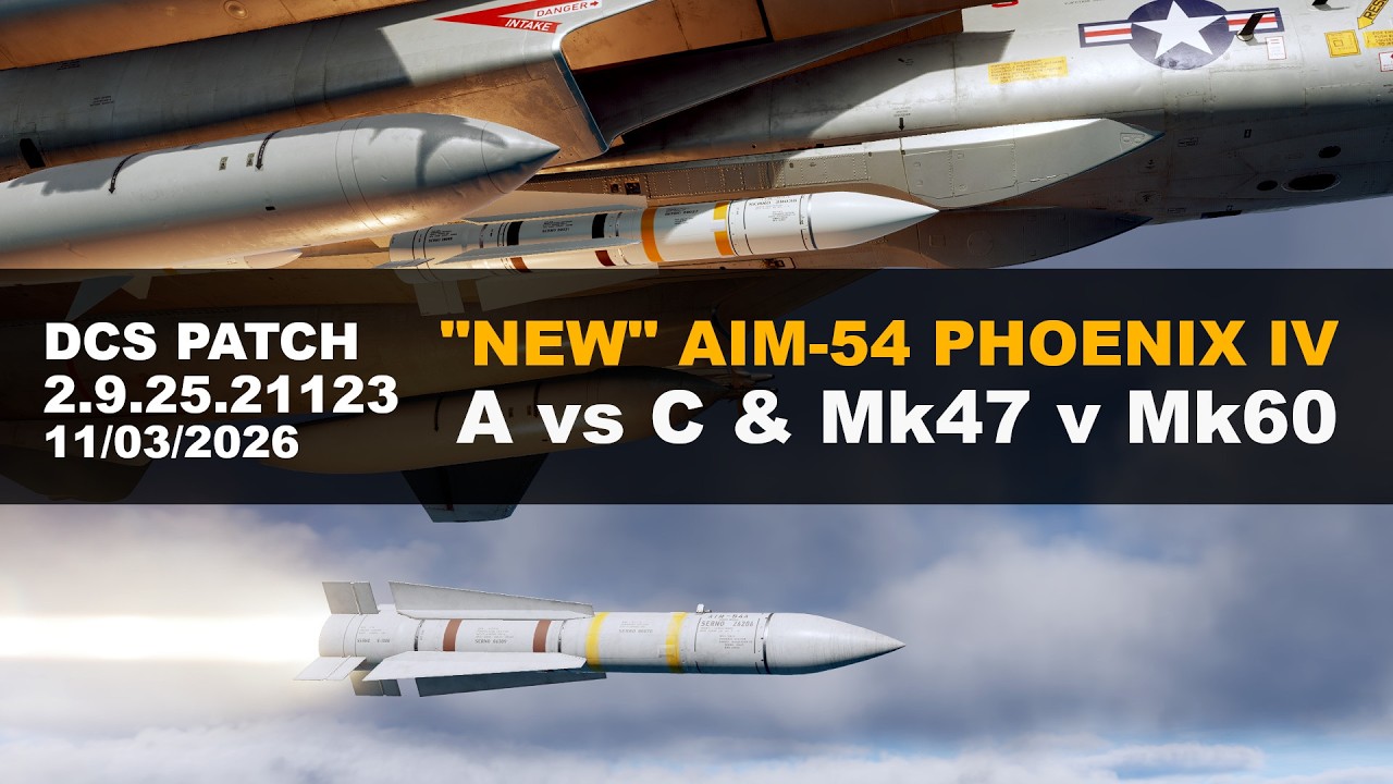 Новая ракета AIM-54 Phoenix IV: A против C и Mk47 против Mk60