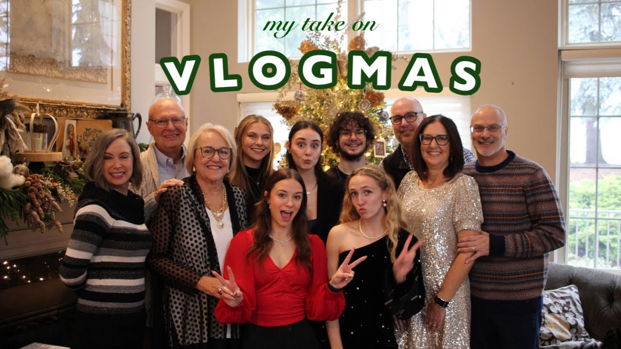 WINTER BREAK VLOG // vlogmas, christmas, skiing, baking cookies, family time