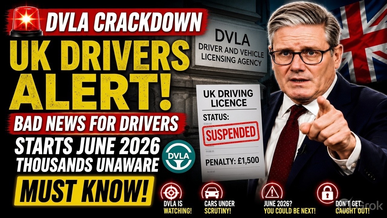 ❌ TERRIBLE NEWS for UK Drivers New June Changes Begin Today DVLA Warning Explained
