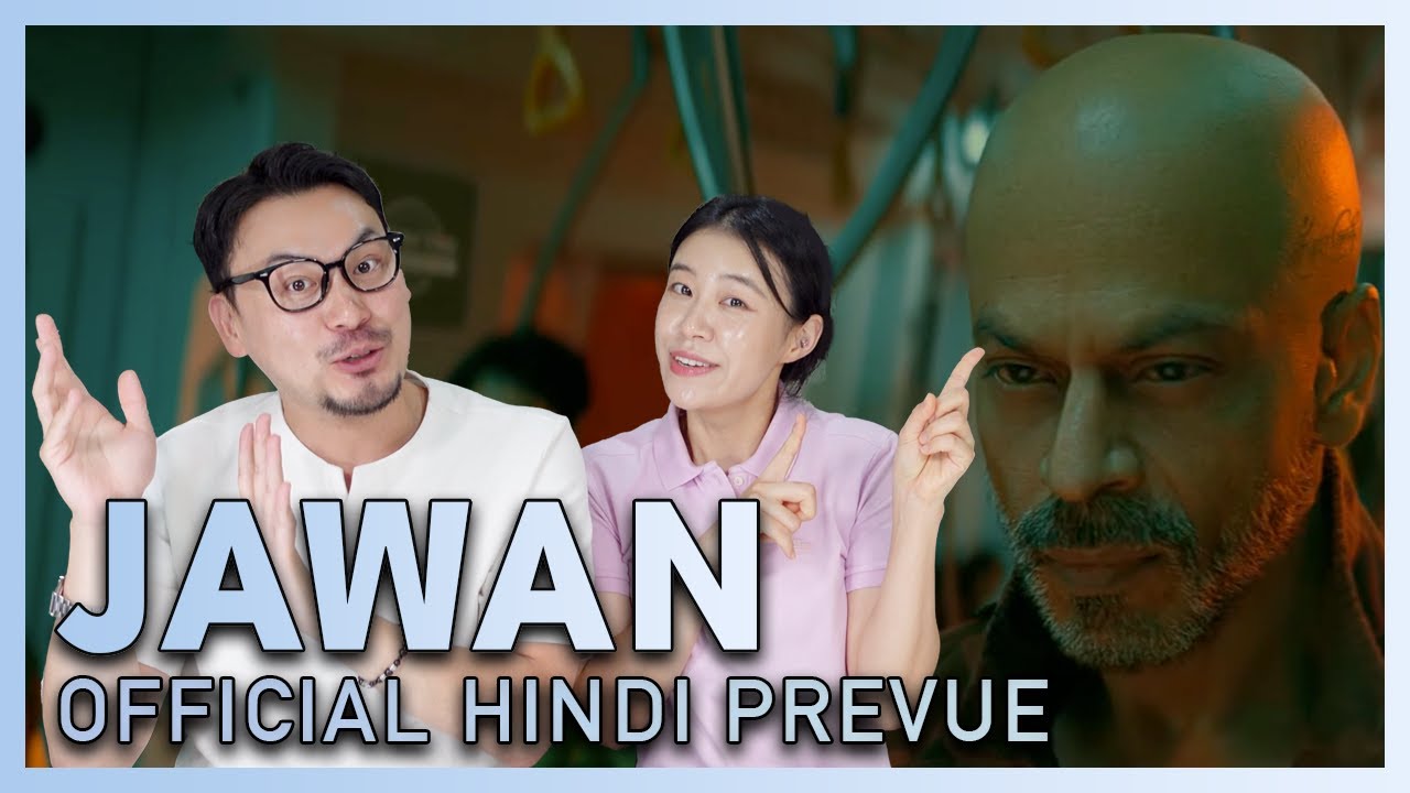 (SUB) Korean Actor & Actress React to Jawan Official Hindi Prevue | Shah Rukh Khan | Atlee | Anirudh