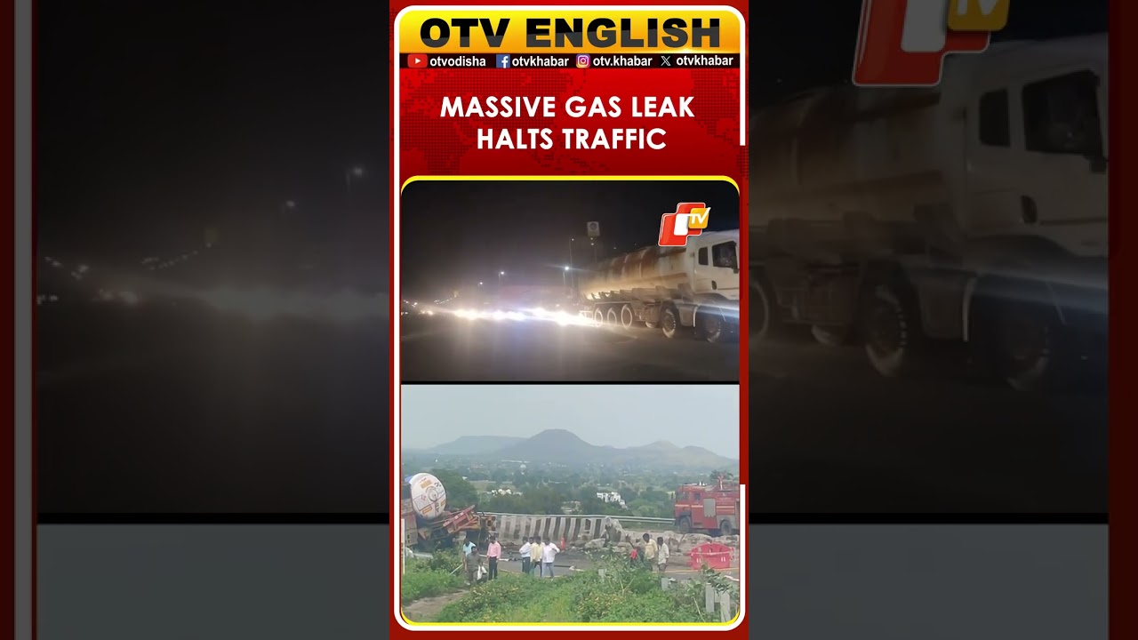 Gas Leak Halts Traffic Movement, Vehicular Movement Affected In Maharashtra's Nashik | OTV