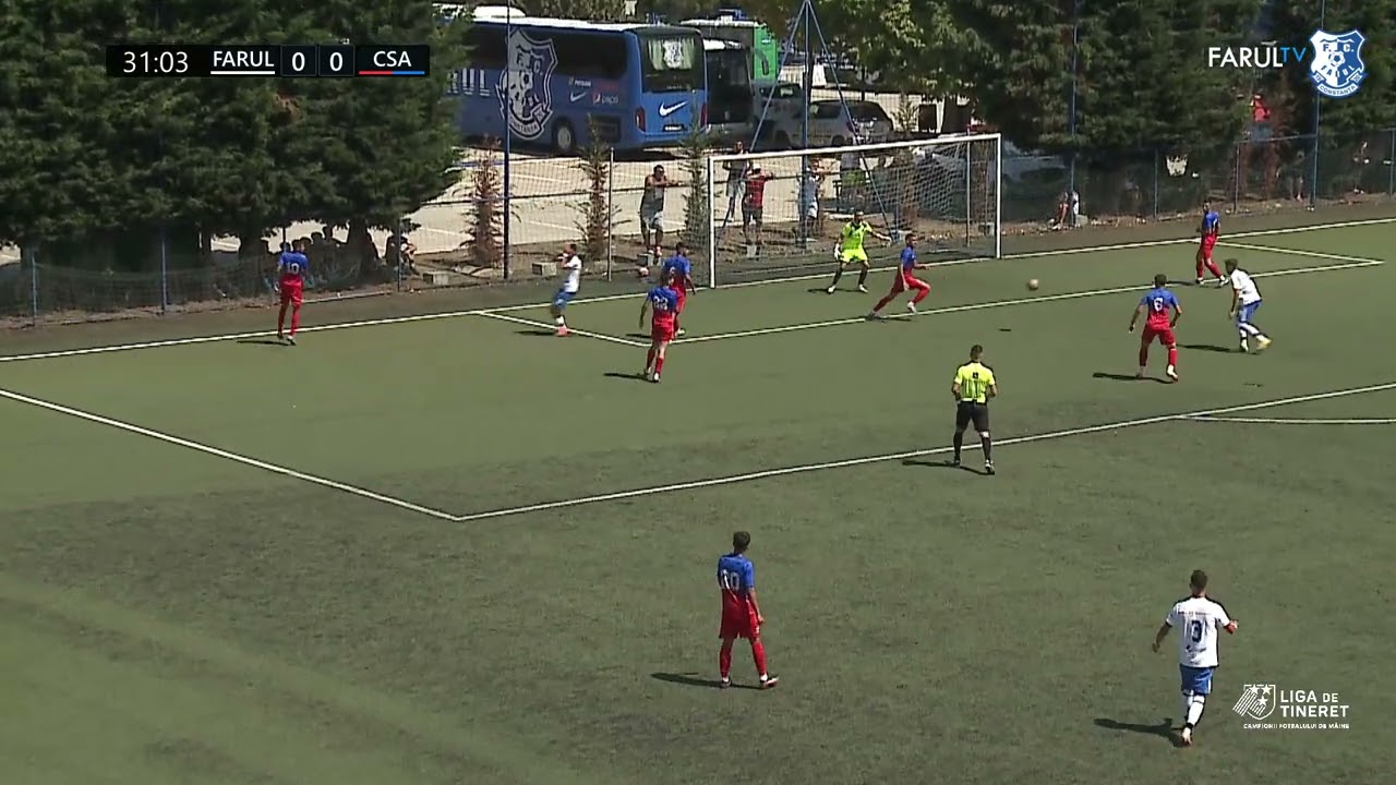 Rezumat, Liga de Tineret U18, Etapa 2, 2023/2024: Farul U18 - CSA Steaua U18 2-0 (20 august 2023)