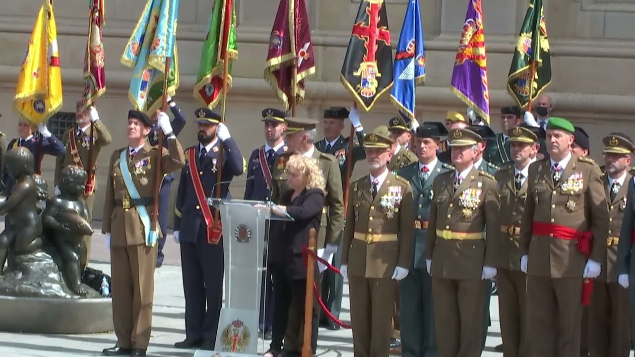 14 de mayo de 2022. Jura de bandera Civil desde la plaza del Pilar