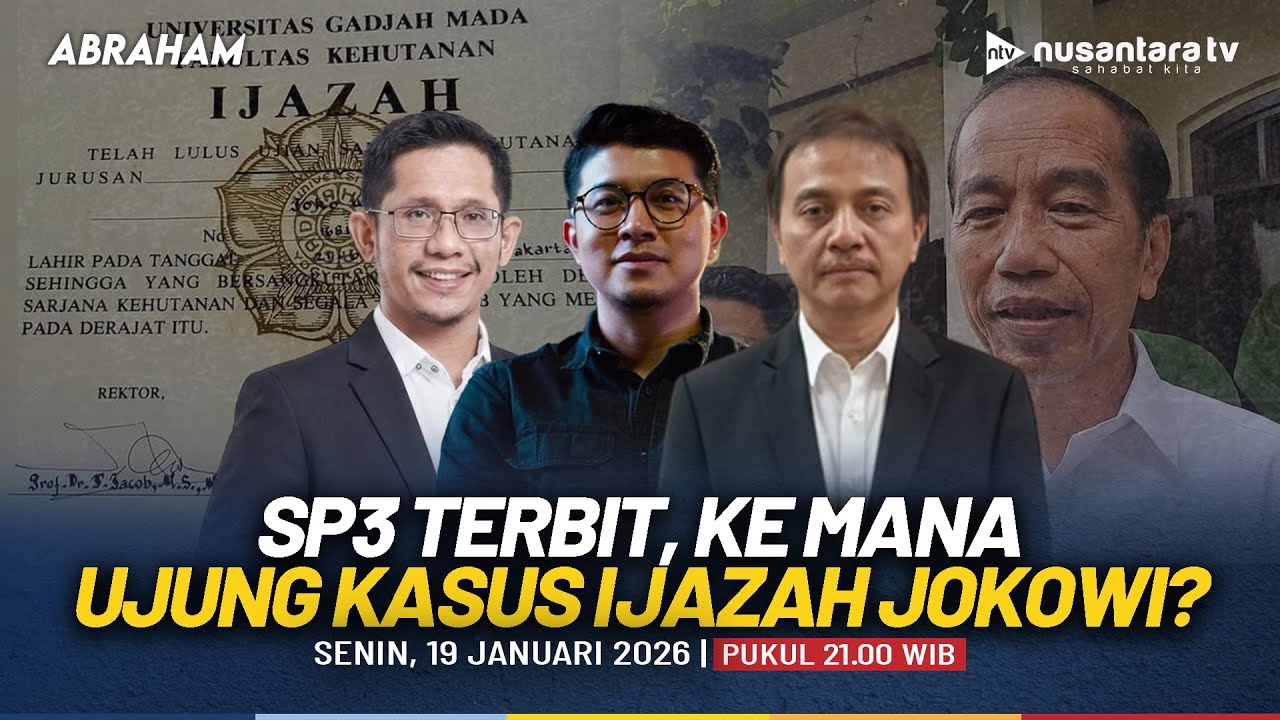 [LIVE] SP3 Terbit, Ke Mana Ujung Kasus Ijazah Jokowi? | ABRAHAM