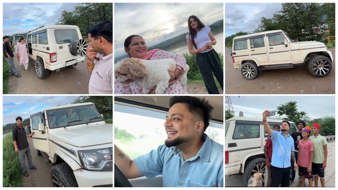 Shivani De Ghardeya Ne Chlai Nwi Gaddi❤️😍 Pehli War Bolero Nu Himachal Le K Gye😎