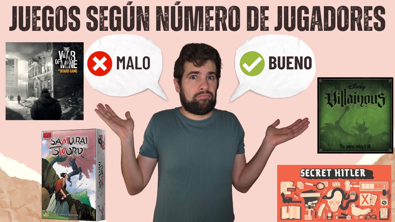 ¿Bueno o malo? Juegos de mesa según número de jugadores