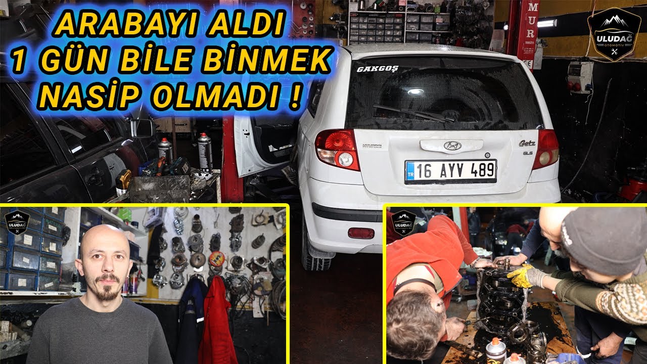EKSPERTİZE GÜVENİP ARAÇ ALDI 100 KM GİDEMEDİ !(Hyundai Getz 1.5 CRDİ MOTOR REKTİFİYE)
