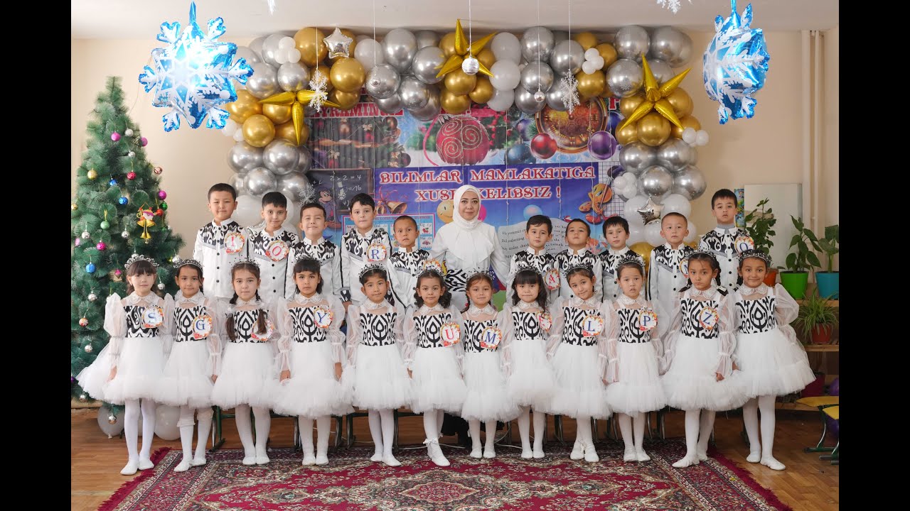 6 maktabning 1B sinfida Savodxonlik bayrami