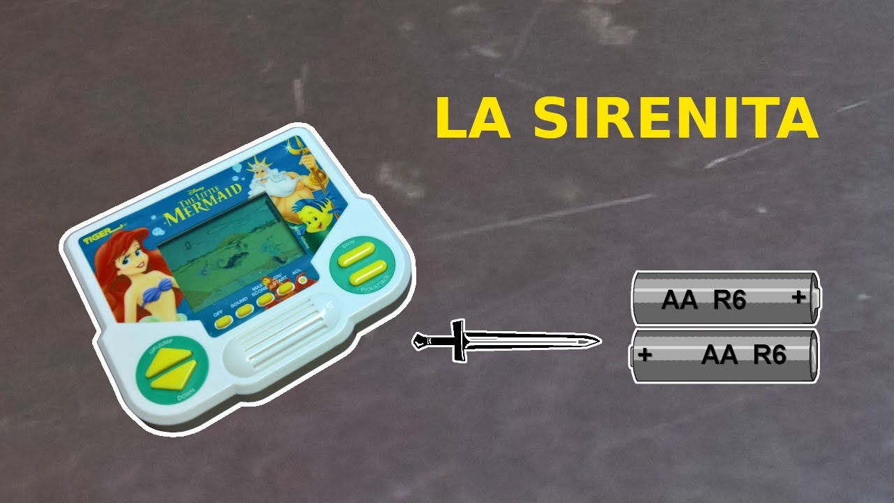 🕶 The Little Mermaid TIGER 1991 Hasbro Gaming 2020 handheld game lcd 🕶 MA0053