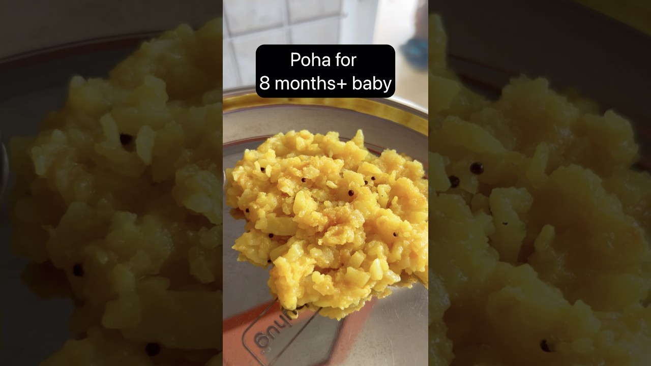 Poha Recipe for 8 Months+ Baby | Quick & Light Breakfast for Babies | Baby Food